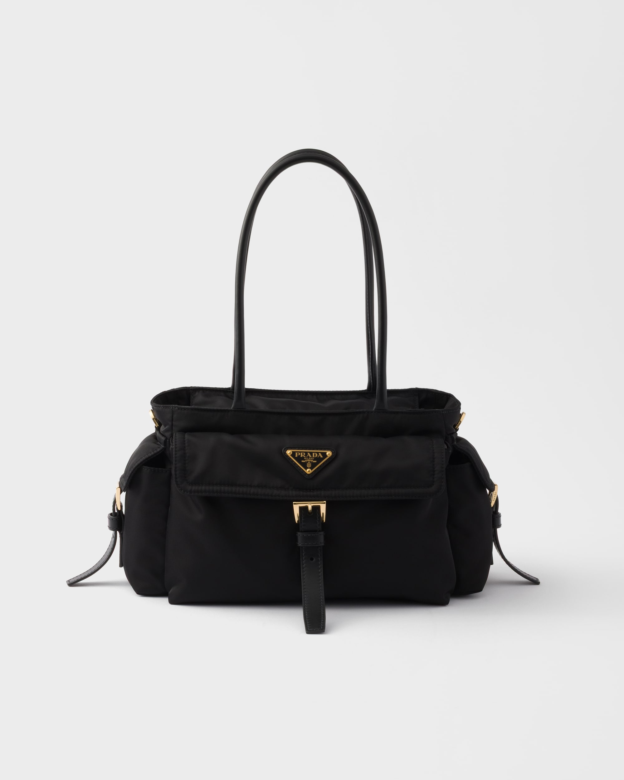 Prada Explore medium Re-Nylon and leather tote bag - Image 1